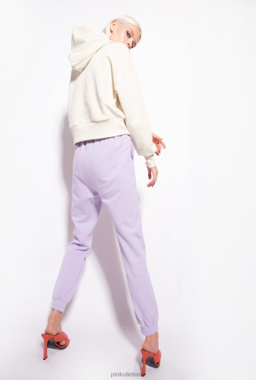 bėgimo drabužiai ir antblauzdžiai | DH06P715 logotipu marginti bėgikai Pinko alyvinė – šviesus šerbetas