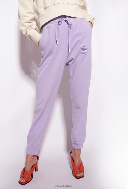 bėgimo drabužiai ir antblauzdžiai | DH06P715 logotipu marginti bėgikai Pinko alyvinė – šviesus šerbetas