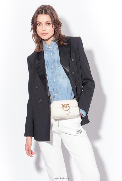 bėgimo drabužiai ir antblauzdžiai | DH06P716 logotipu marginti bėgikai Pinko šilko baltumo