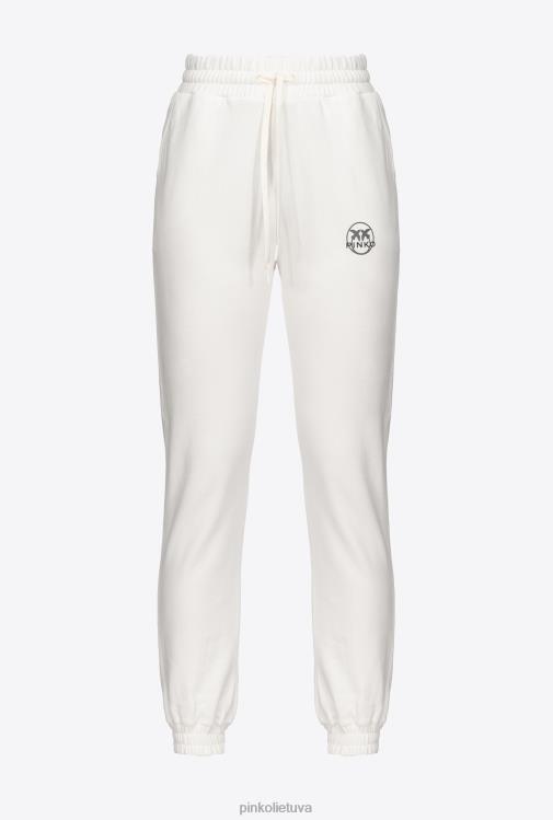 bėgimo drabužiai ir antblauzdžiai | DH06P716 logotipu marginti bėgikai Pinko šilko baltumo