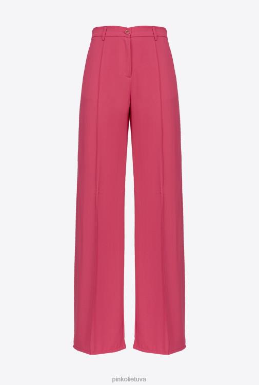 laisvalaikio kelnės | DH06P644 laisvo kirpimo krepinės kelnės Pinko aviečių raudonumo