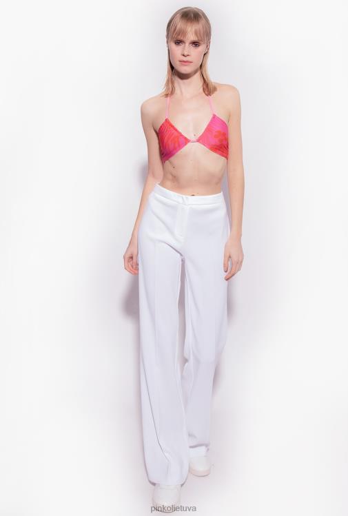 laisvalaikio kelnės | DH06P666 platėjančios tamprios kelnės Pinko debesis baltas