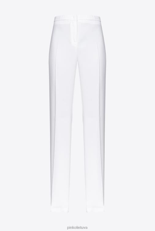 laisvalaikio kelnės | DH06P666 platėjančios tamprios kelnės Pinko debesis baltas