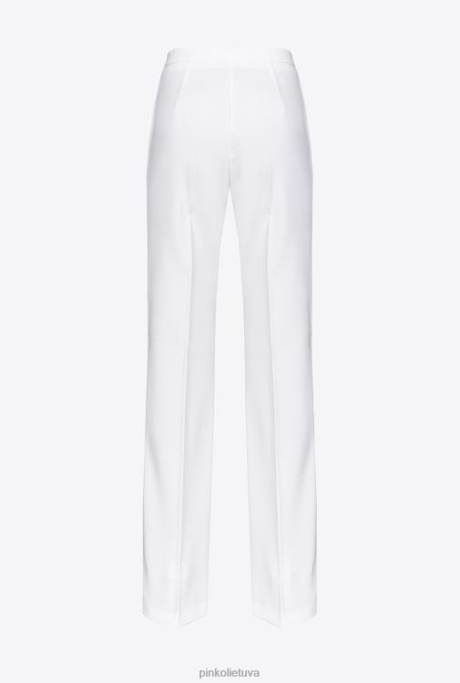 laisvalaikio kelnės | DH06P666 platėjančios tamprios kelnės Pinko debesis baltas