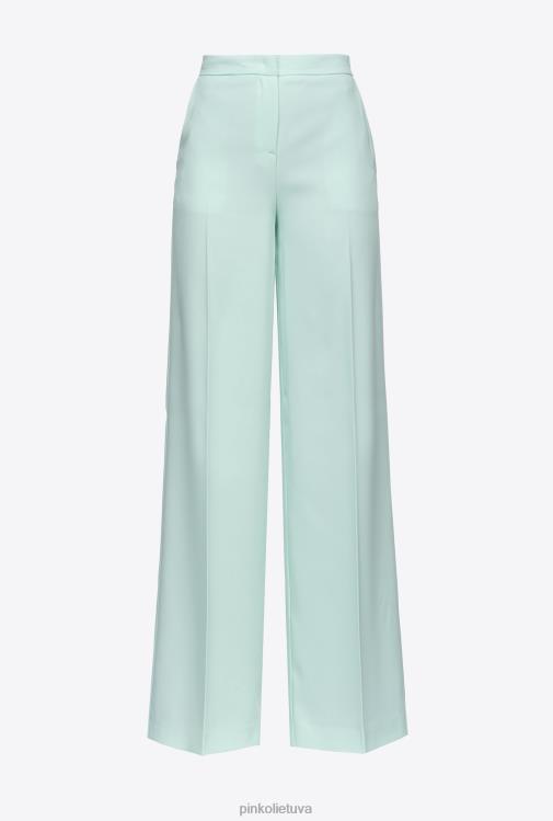 laisvalaikio kelnės | DH06P668 plačios tamprios kelnės Pinko šviesiai mėlynas stiklas