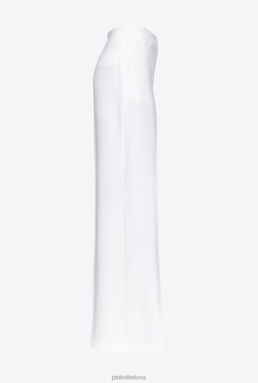 laisvalaikio kelnės | DH06P670 plačios tamprios kelnės Pinko debesis baltas