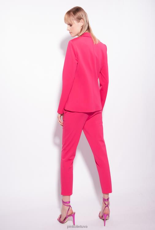 laisvalaikio kelnės | DH06P677 milano megztos cigarečių kelnės Pinko aviečių raudonumo