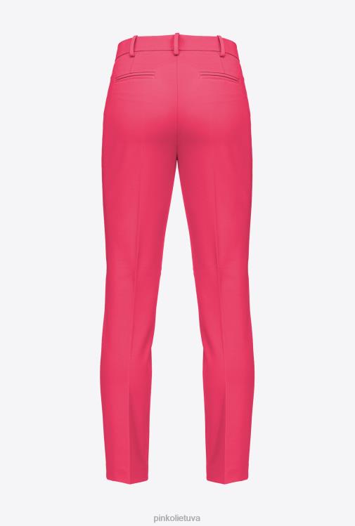 laisvalaikio kelnės | DH06P677 milano megztos cigarečių kelnės Pinko aviečių raudonumo