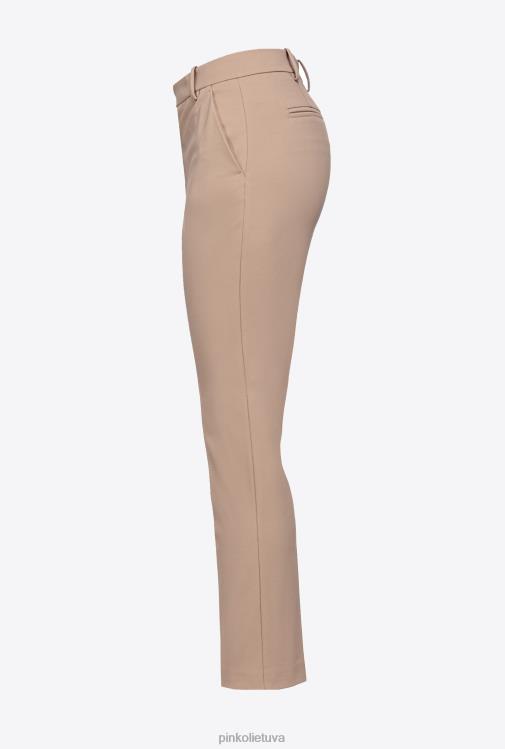 laisvalaikio kelnės | DH06P678 milano megztos cigarečių kelnės Pinko almandino rožinė