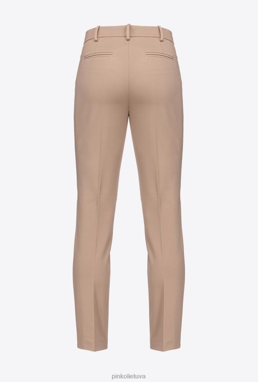 laisvalaikio kelnės | DH06P678 milano megztos cigarečių kelnės Pinko almandino rožinė