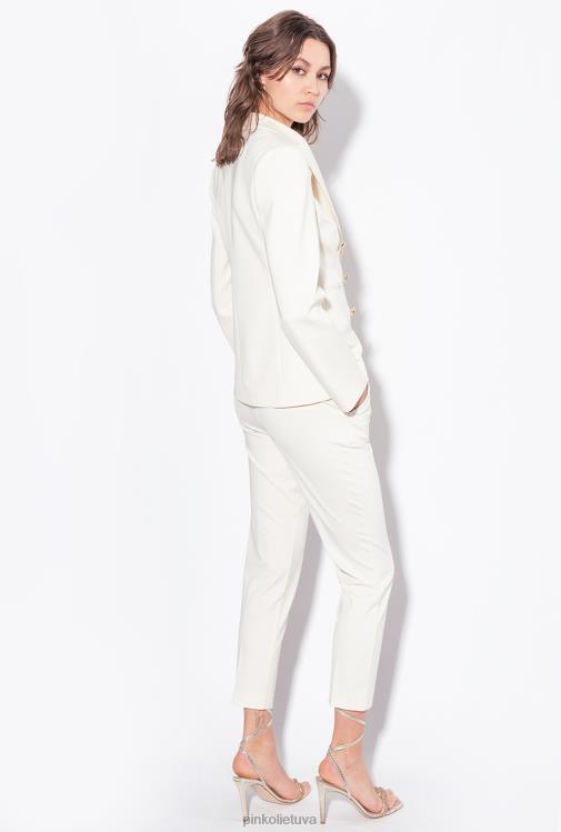 laisvalaikio kelnės | DH06P679 milano megztos cigarečių kelnės Pinko rožinis dūmas baltas