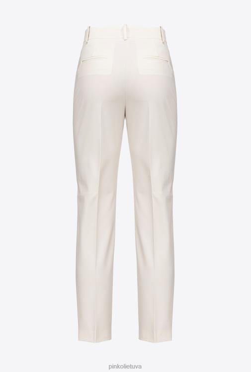 laisvalaikio kelnės | DH06P679 milano megztos cigarečių kelnės Pinko rožinis dūmas baltas