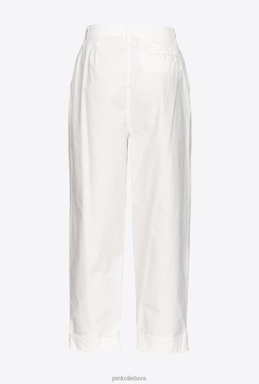 laisvalaikio kelnės | DH06P708 medvilninės muslino kelnės Pinko debesis baltas