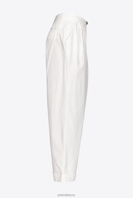 laisvalaikio kelnės | DH06P708 medvilninės muslino kelnės Pinko debesis baltas