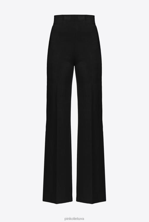 laisvalaikio kelnės | DH06P732 platėjančios kelnės Pinko limuzinas juodas