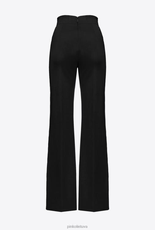laisvalaikio kelnės | DH06P732 platėjančios kelnės Pinko limuzinas juodas