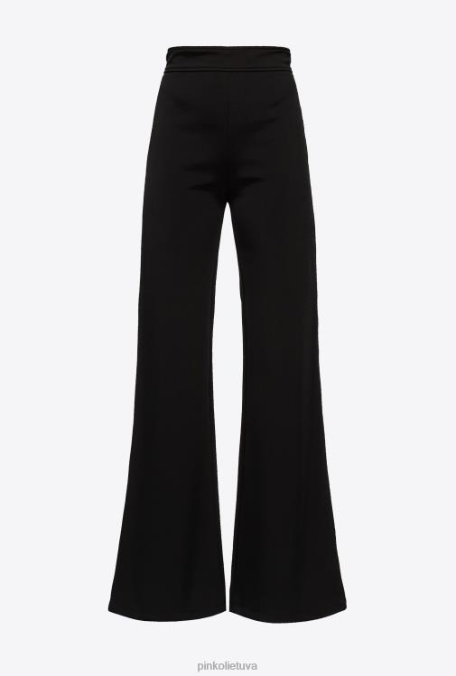laisvalaikio kelnės | DH06P782 platėjančios kelnės Pinko limuzinas juodas