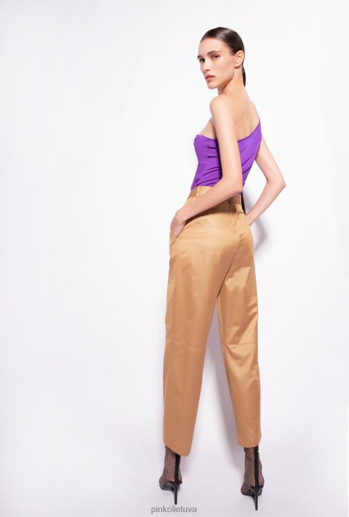 laisvalaikio kelnės | DH06P790 kelnės su užtrauktukais apačioje Pinko garstyčios