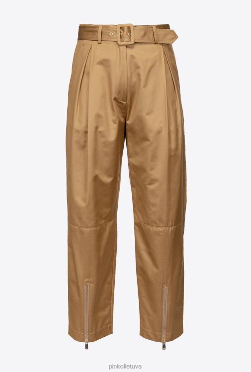 laisvalaikio kelnės | DH06P790 kelnės su užtrauktukais apačioje Pinko garstyčios