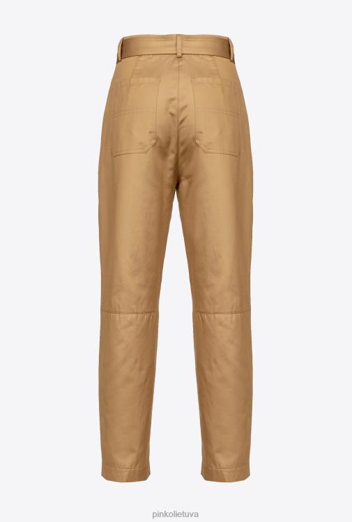 laisvalaikio kelnės | DH06P790 kelnės su užtrauktukais apačioje Pinko garstyčios