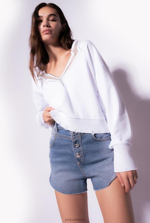 šortai | DH06P771 šortai su mišriomis sagomis Pinko vidutinio lengvas plovimas