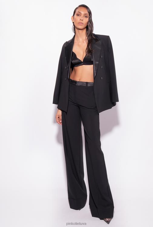 apatinis trikotažas | DH06P956 satino liemenėlė Pinko limuzinas juodas