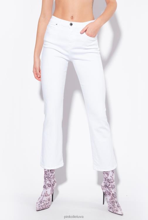 džinsai | DH06P877 power bull bootcut džinsai Pinko ryškiai balta