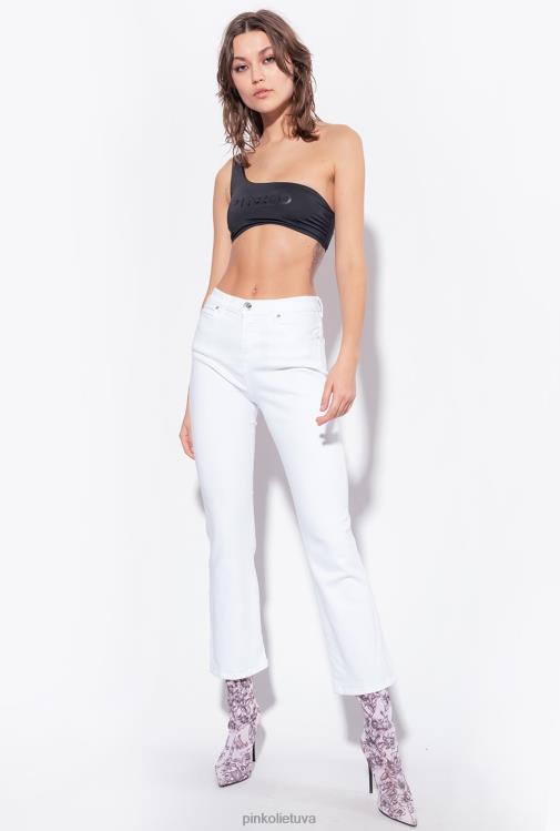 džinsai | DH06P877 power bull bootcut džinsai Pinko ryškiai balta