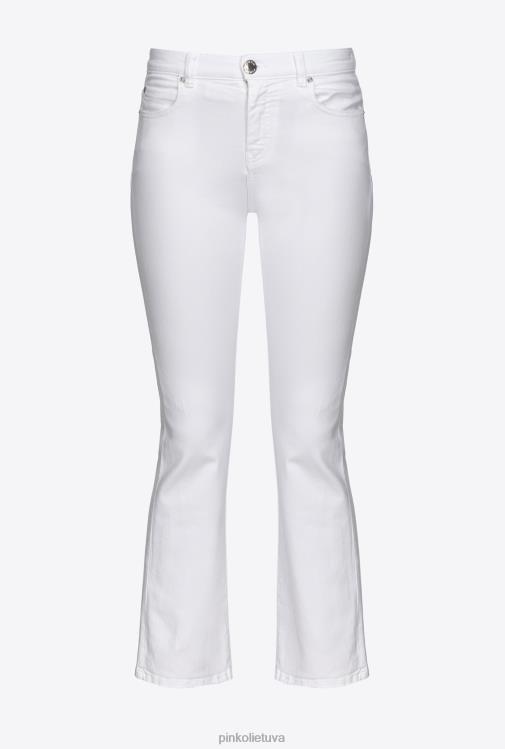 džinsai | DH06P877 power bull bootcut džinsai Pinko ryškiai balta
