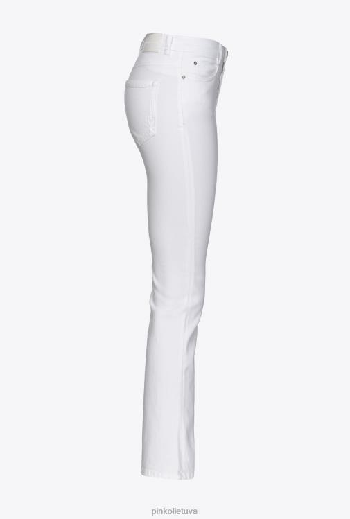 džinsai | DH06P877 power bull bootcut džinsai Pinko ryškiai balta