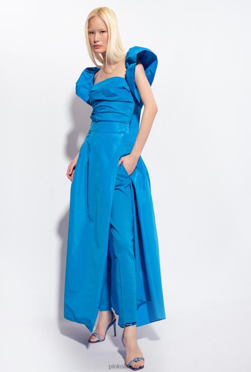 ilgi sijonai | DH06P807 elegantiškas maksi sijonas Pinko direktorius mėlynas