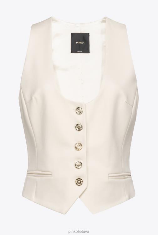 paltai | DH06P559 trumpa techninio audinio liemenė Pinko rožinis dūmas baltas