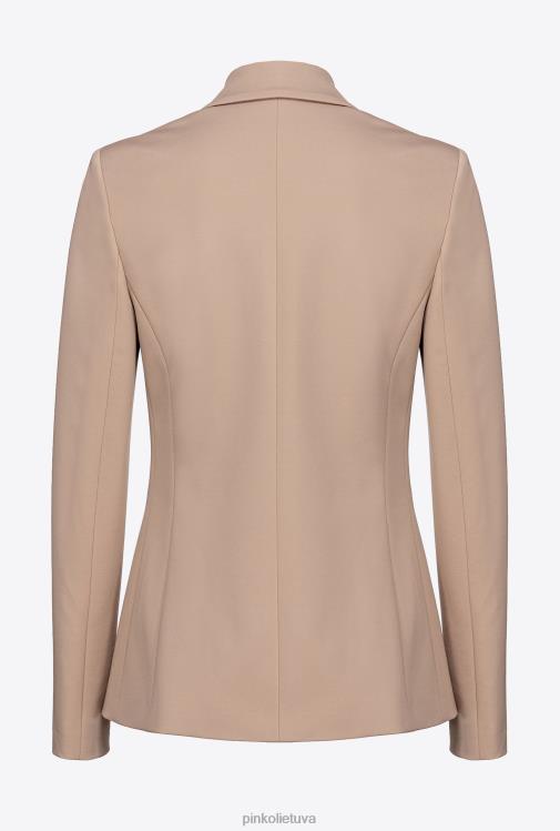 švarkai | DH06P567 švarkas su brangakmeniais sagomis Pinko almandino rožinė