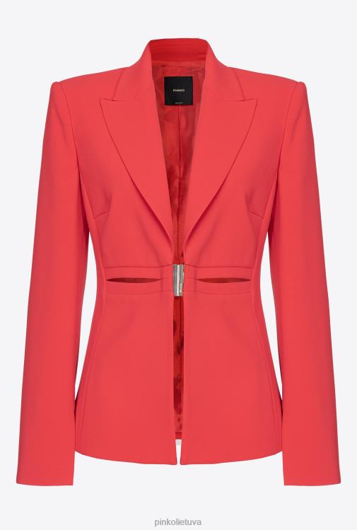 švarkai | DH06P585 elegantiškas tamprus švarkas Pinko 1 formulė raudona