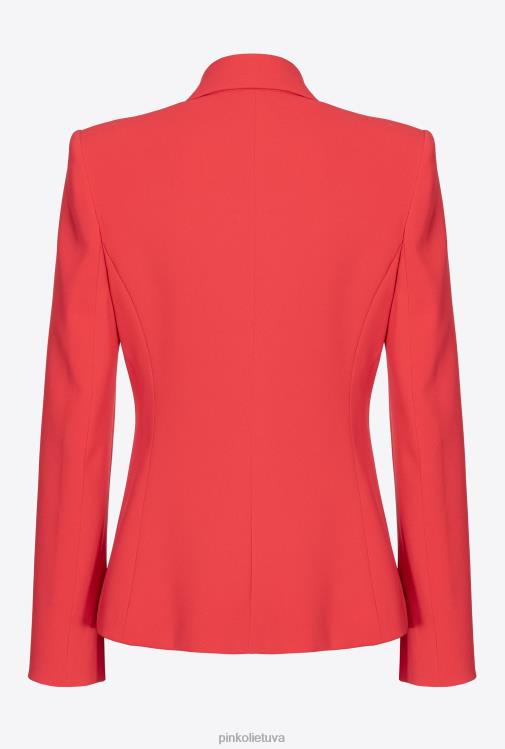 švarkai | DH06P585 elegantiškas tamprus švarkas Pinko 1 formulė raudona