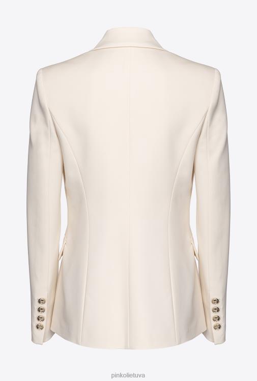 švarkai | DH06P588 vienaeilis švarkas Pinko rožinis dūmas baltas