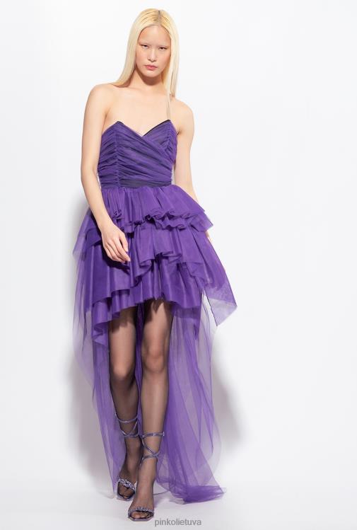 ilgos suknelės | DH06P184 tiulio krūtinės suknelė Pinko laisvė