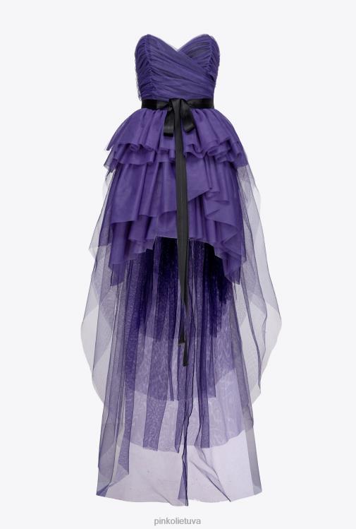 ilgos suknelės | DH06P184 tiulio krūtinės suknelė Pinko laisvė