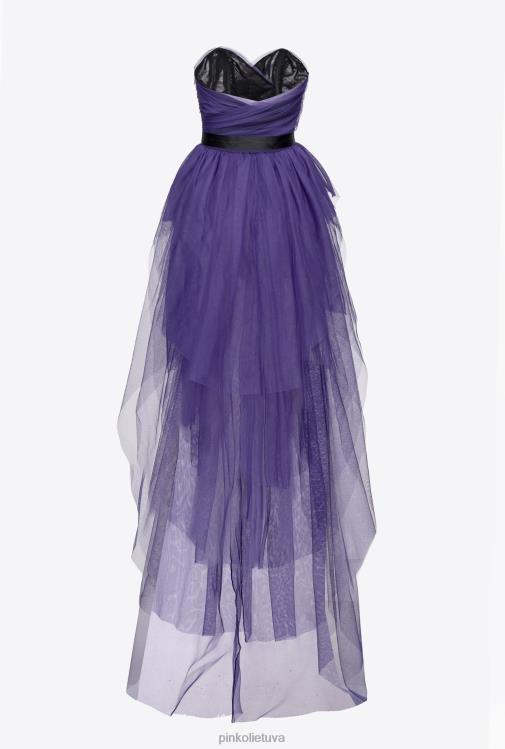 ilgos suknelės | DH06P184 tiulio krūtinės suknelė Pinko laisvė