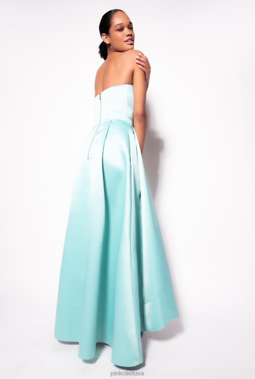 ilgos suknelės | DH06P191 elegantiška hercogienės suknelė Pinko nilo mėlyna