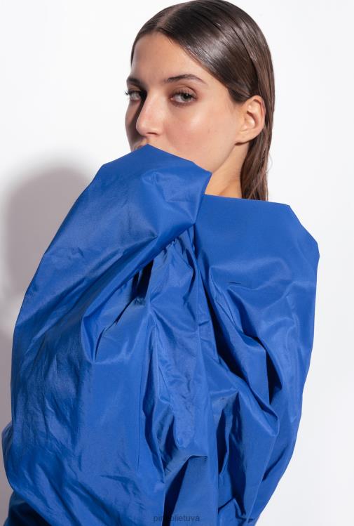 trumpos suknelės | DH06P92 mini suknelė su balioninėmis rankovėmis Pinko mėlyna