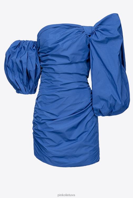 trumpos suknelės | DH06P92 mini suknelė su balioninėmis rankovėmis Pinko mėlyna