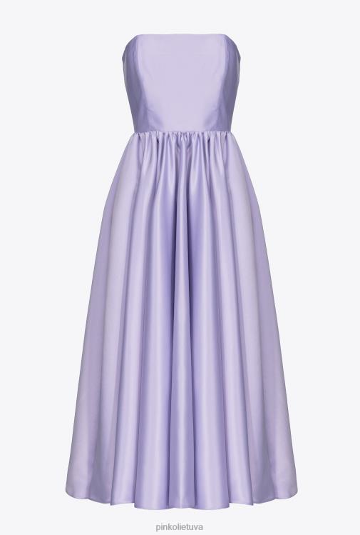 vidutinio ilgio suknelės | DH06P43 hercogienės midi suknelė Pinko alyvinė – tamsus šerbetas