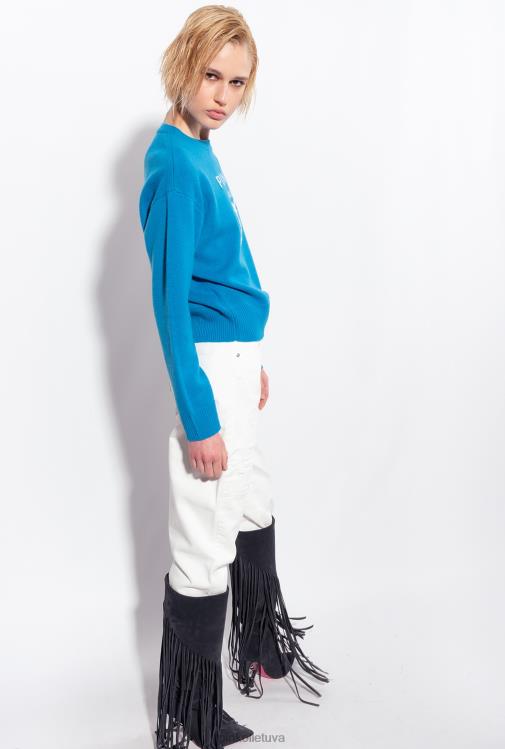 džemperiai | DH06P507 meilės paukščių megztinis Pinko direktorius mėlynas