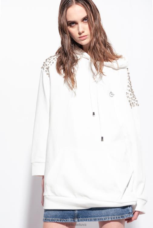 megztiniai | DH06P511 prabangus gobtuvas Pinko debesis baltas