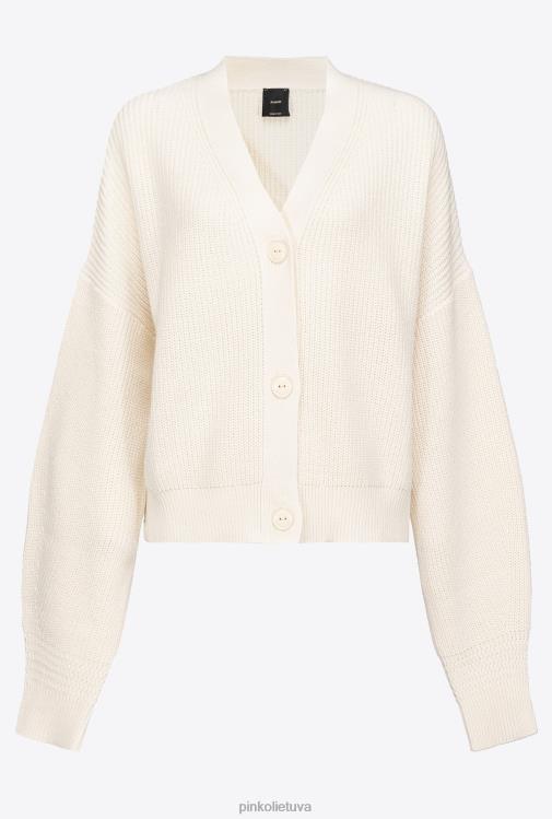 megztinis | DH06P528 megztas žvejo megztinis Pinko rožinis dūmas baltas