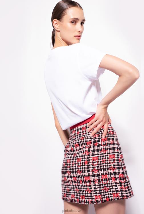 marškinėliai | DH06P363 triušio marškinėliai Pinko ryškiai balta