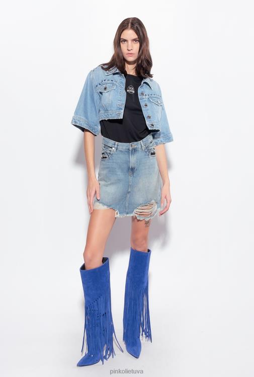 marškinėliai | DH06P402 marškinėliai su logotipu Pinko limuzinas juodas