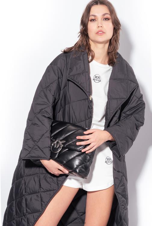 marškinėliai | DH06P403 marškinėliai su logotipu Pinko šilko baltumo