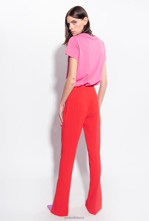 marškinėliai | DH06P409 marškinėliai su mikro Pinko ryški rausva spalva